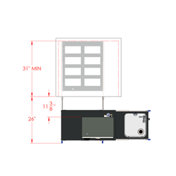 Outdoor Kitchen with Sink, Small